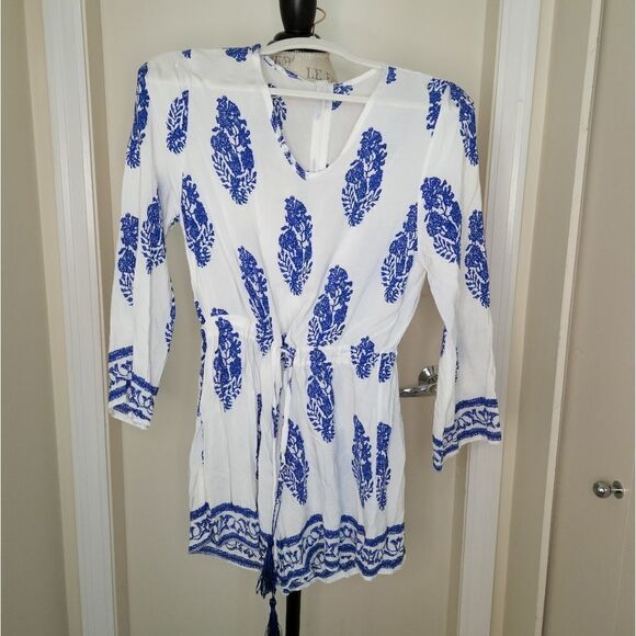 Greek Romper Onesie Swim Coverup - Picture 7 of 7